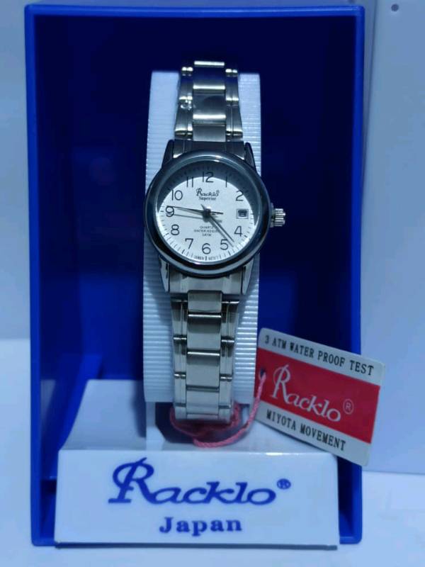 Reloj de mujer original Racklo con fecha sumergible al agua en Tarija