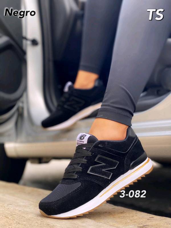 New balance negros online dama