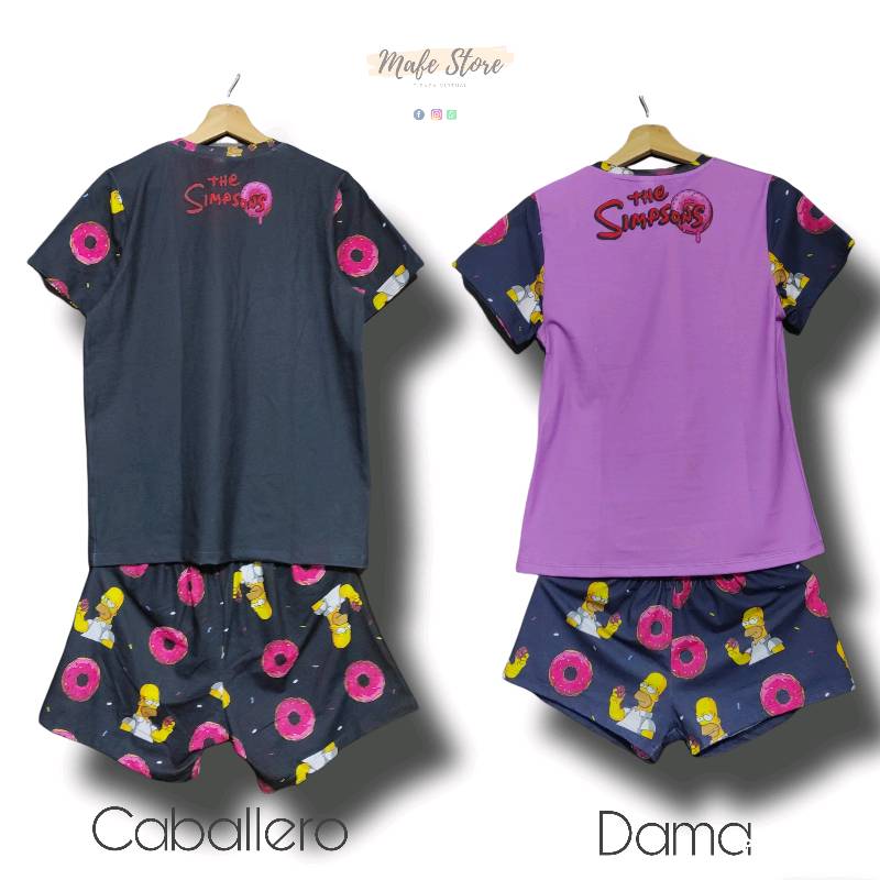 Pijamas de los clearance simpson para parejas