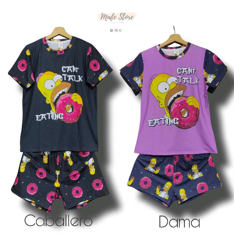 Pijamas de los simpson sales para parejas