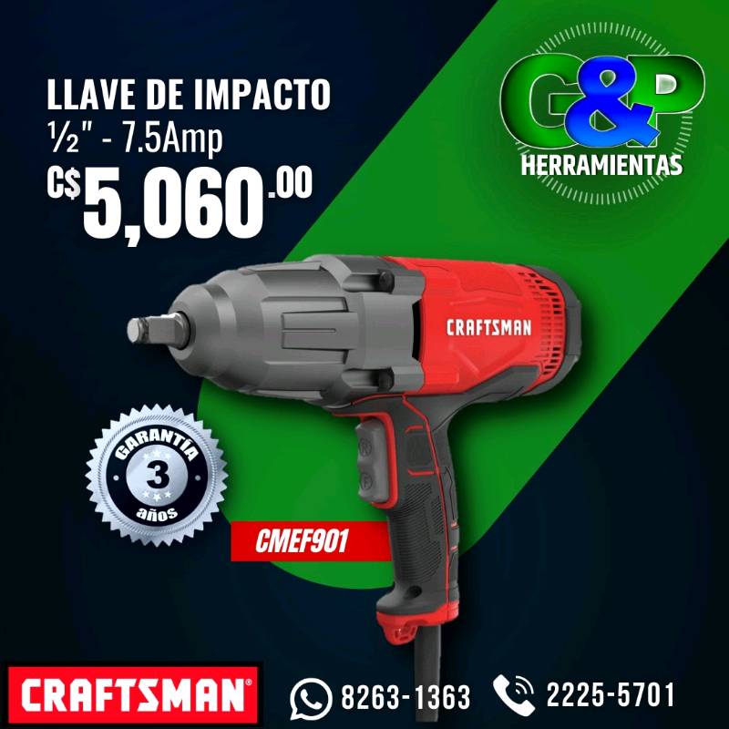 Craftsman impact sales wrench cmef900