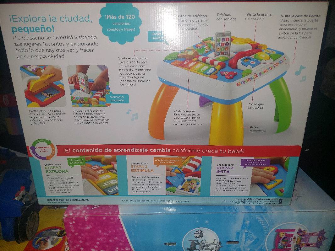 Mesa aprende 2025 conmigo fisher price