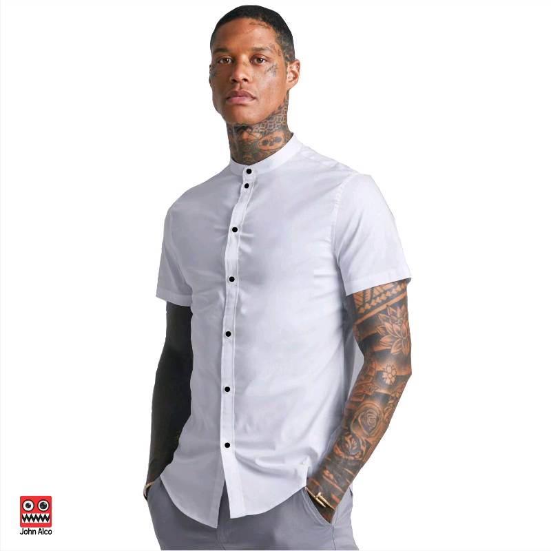 Camisa blanca hombre xxl sale