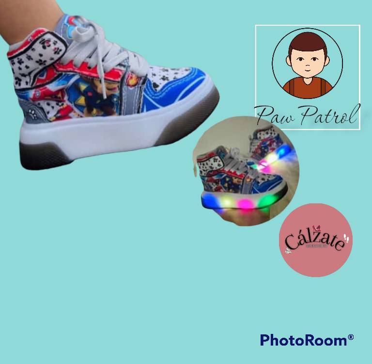 Zapatos paw hotsell patrol con luces