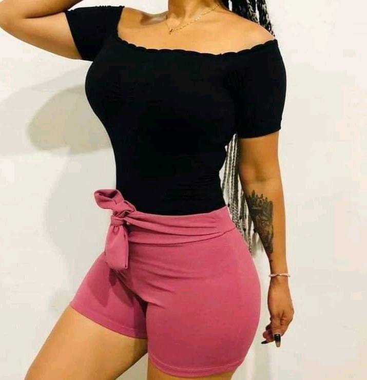 Short cheap de moño