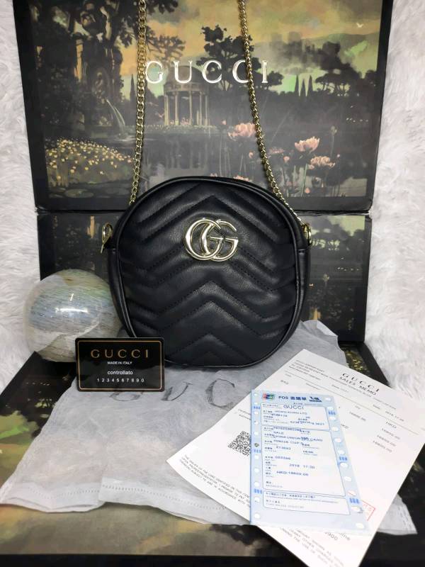 Bolsa gucci shop negra crossbody