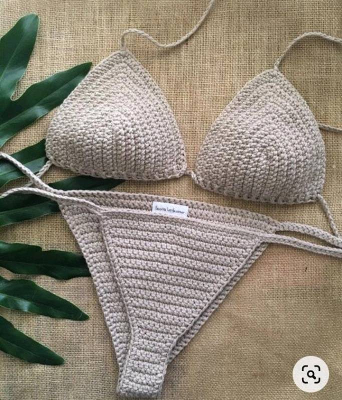 Vestido de baño sales a crochet para dama