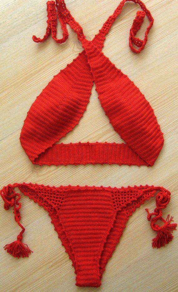 Vestidos de baño shop tejidos a crochet