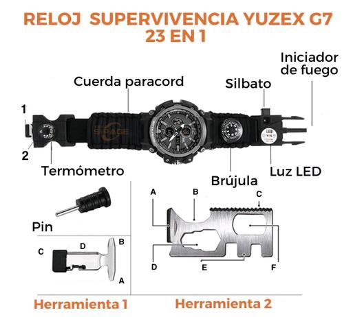 Reloj YU zex G7 Supervivencia de alta calidad militar en La Paz