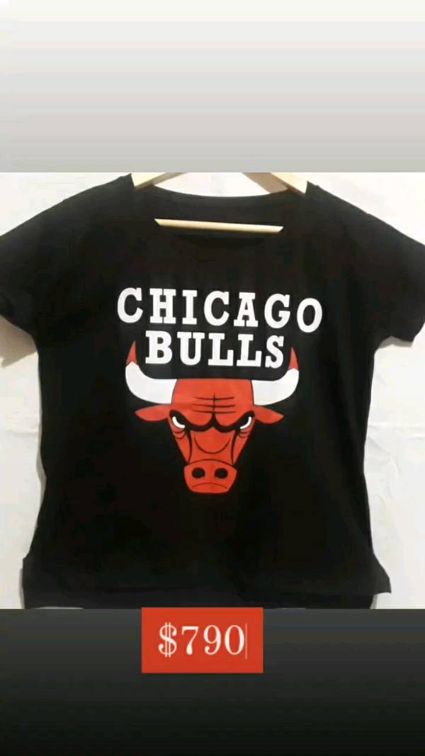 Remera hot sale bulls negra