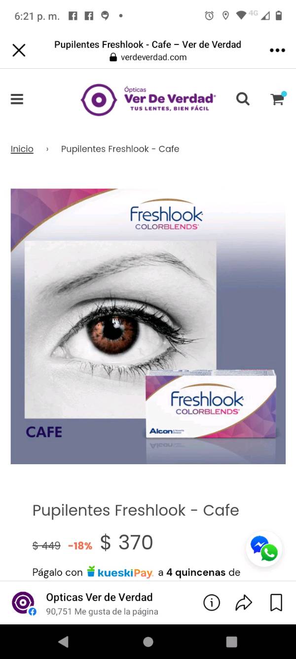 Freshlook precio best sale