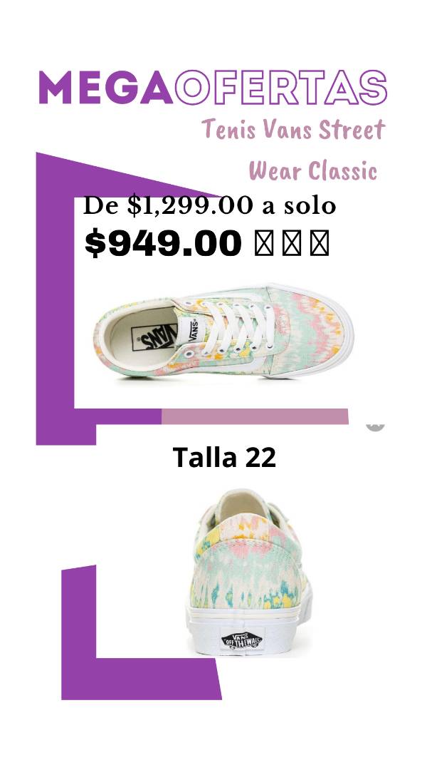 Vans talla 22 on sale