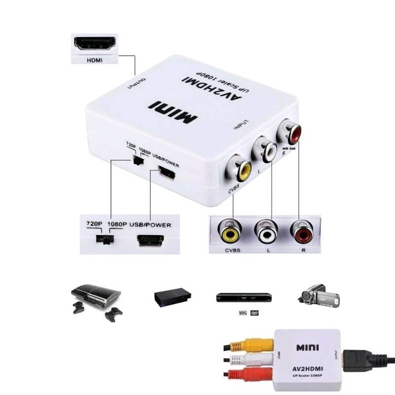 Transformador rca a best sale hdmi