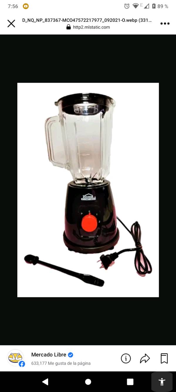 Mercado libre hotsell licuadora home elements