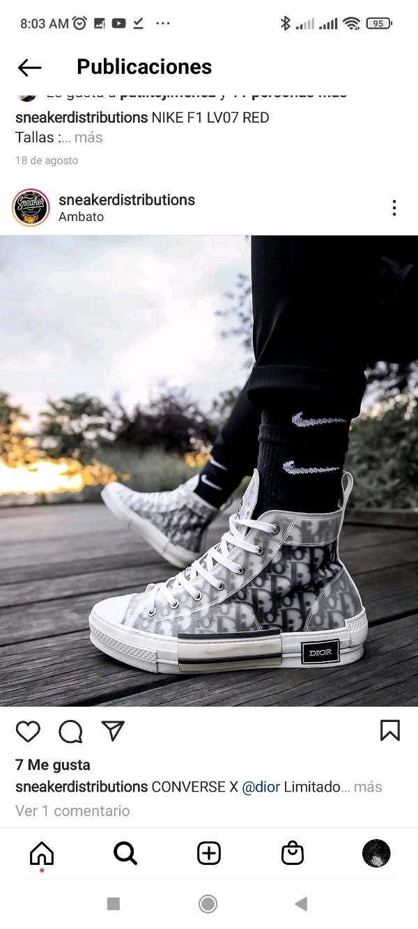Converse dior precio store