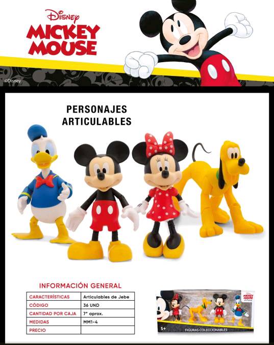 Muñecos mickey y sus amigos sales