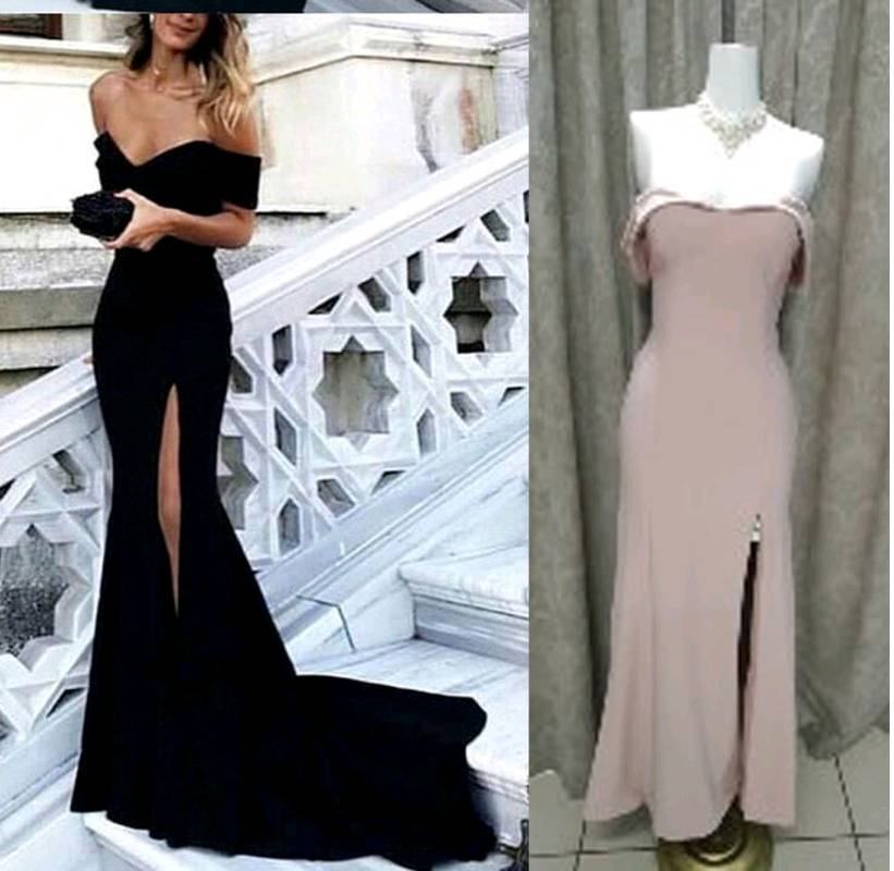 Vestido rosa hotsell palo corte sirena