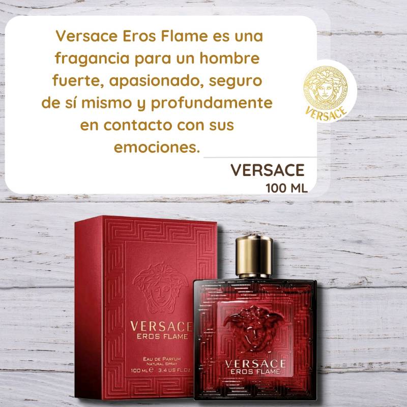 Versace eros best sale flame descripcion