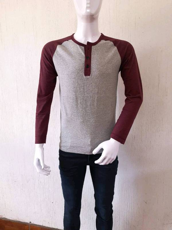 Playeras on sale cuello chino