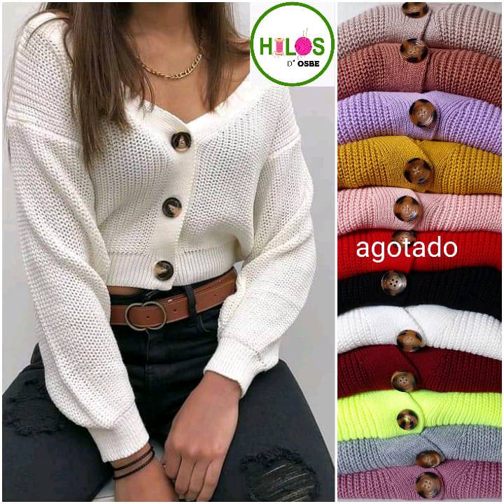 Buzos hot sale tejidos cortos