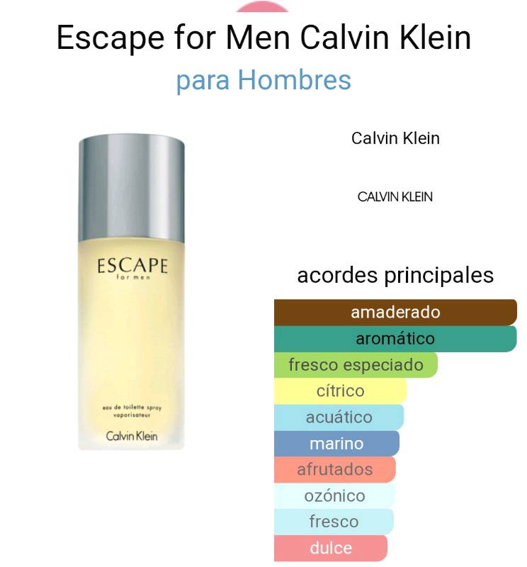 Perfume escape sales de hombre