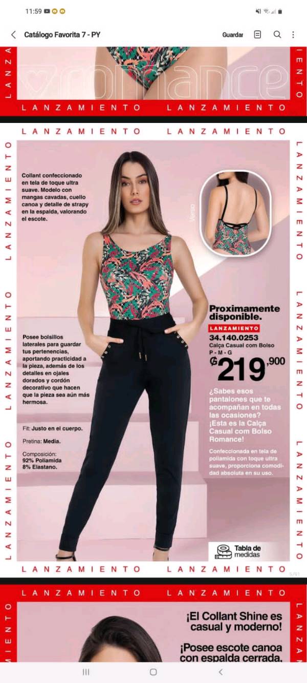 Catalogo lf best sale ropa deportiva