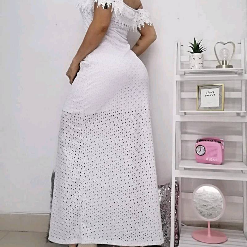 Vestidos en best sale ojalillo largos