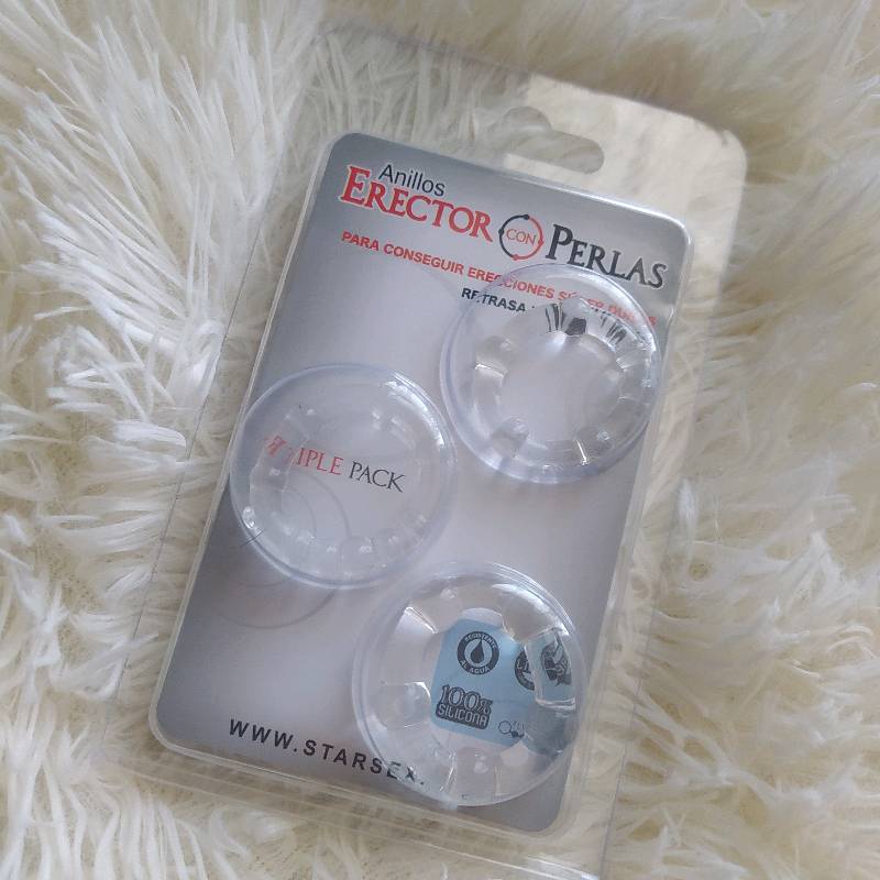 Anillos erector con store perlas
