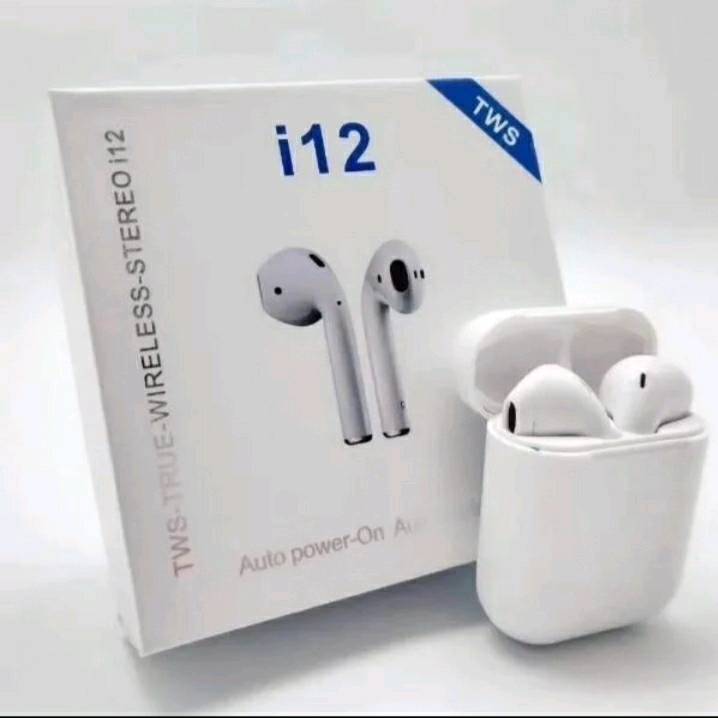 Audifonos bluetooth i12 tws mini touch cargador hot sale magnético