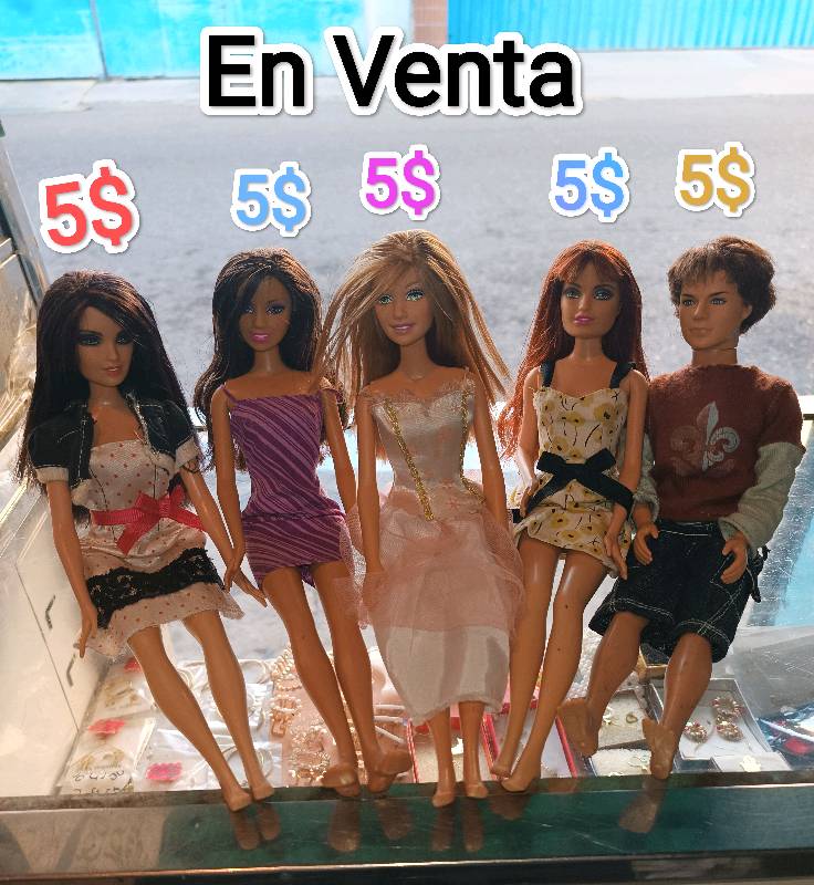 Barbie y kens usados en Puerto La Cruz