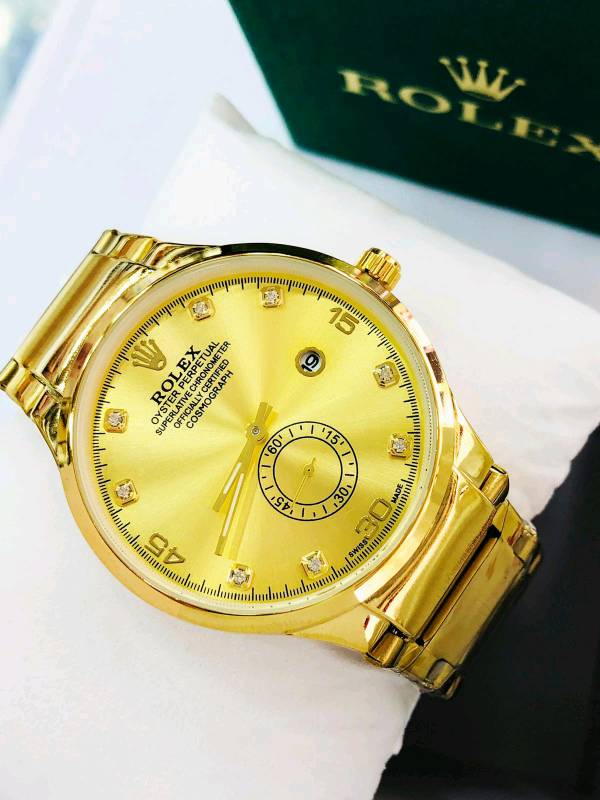 Reloj rolex hotsell dorado