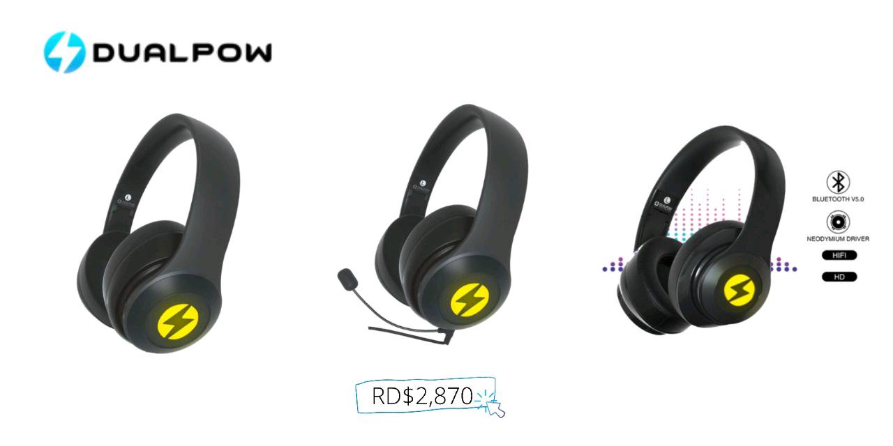 Dualpow headphones deals