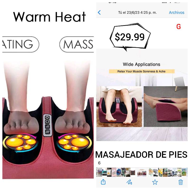 MASAJEADOR DE PIES Y PANTORRILLAS en Quito