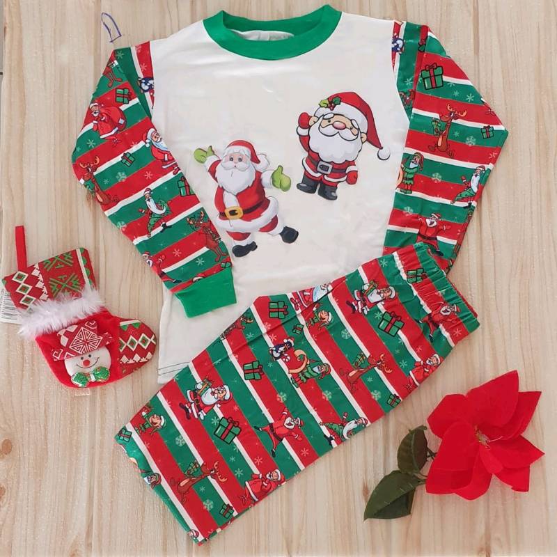 Pijamas navideñas para discount niños