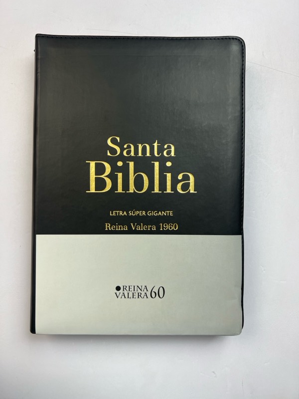 Biblia RVR60 Letra Súper Gigante - Negra - Negro - Reina Valera ...