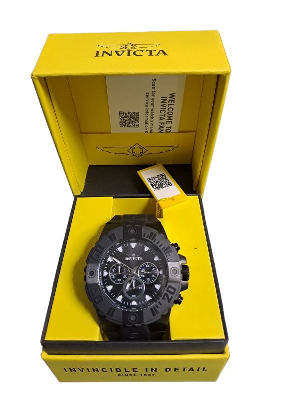 Reloj sales invicta negro