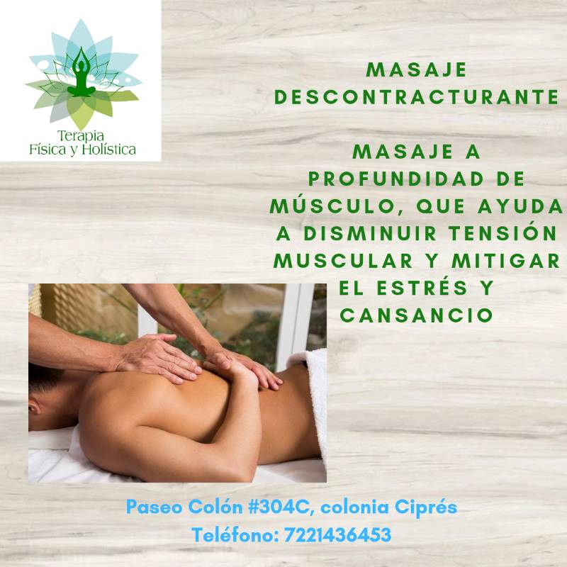 Precio de masaje descontracturante sales