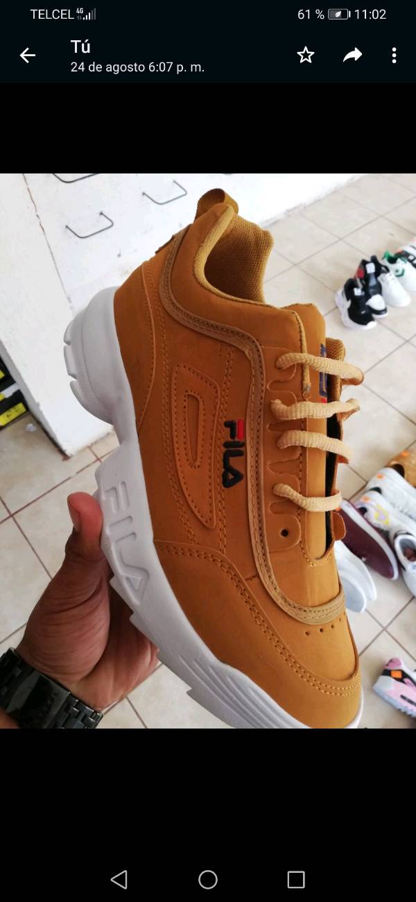 Tenis fila camel hotsell