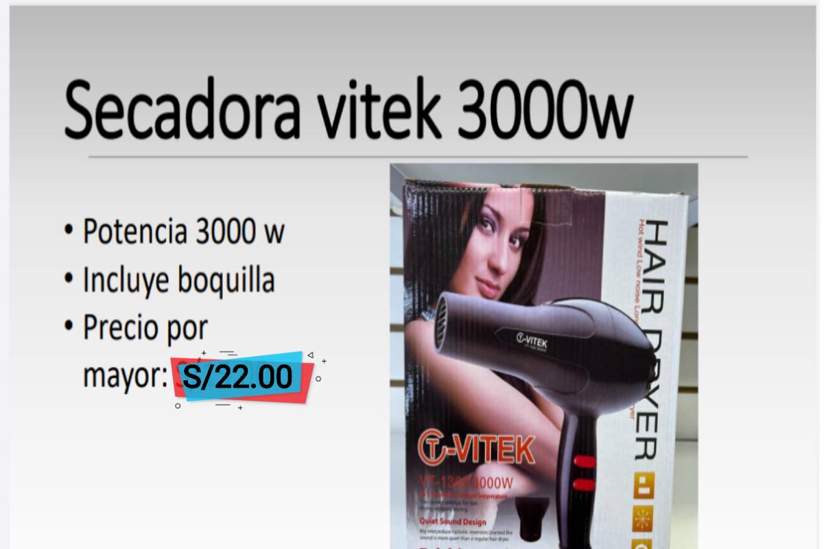 Secadora vitek best sale