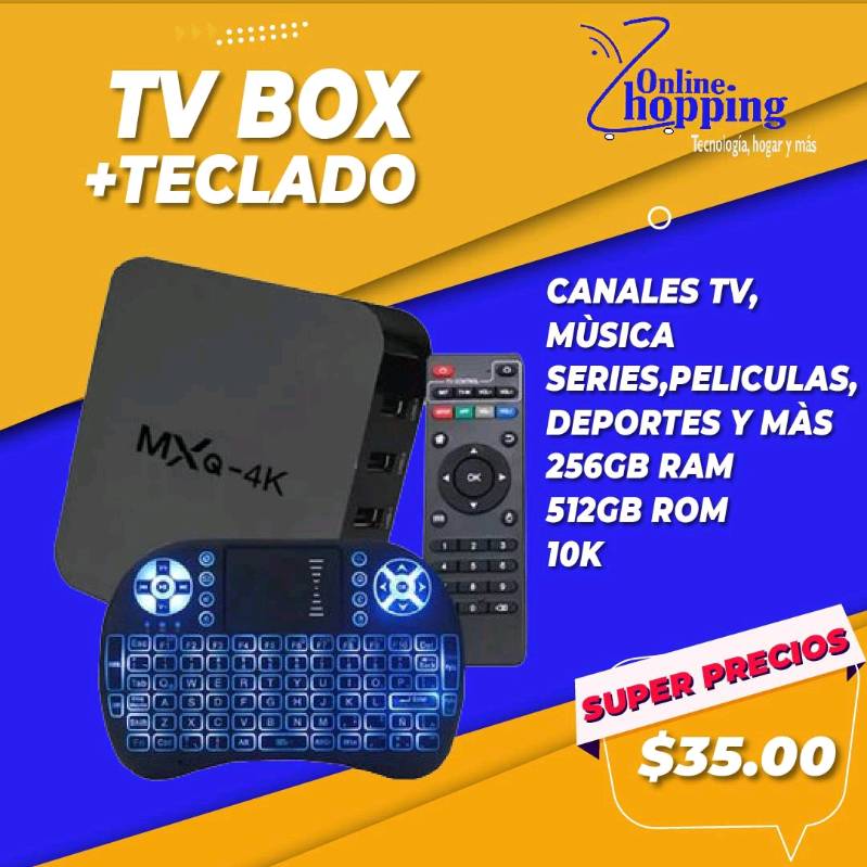 Tv box con teclado sales