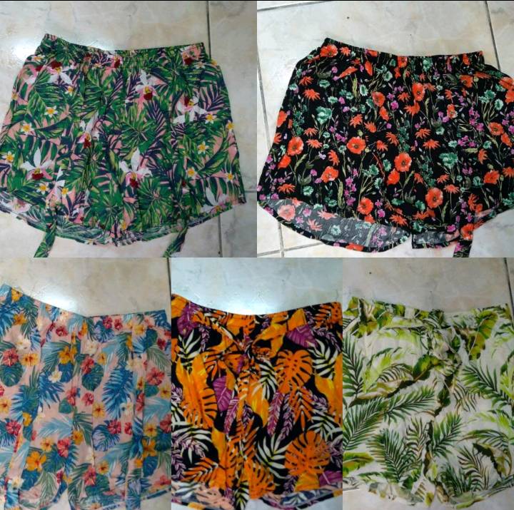 Short fibrana deals con lazo