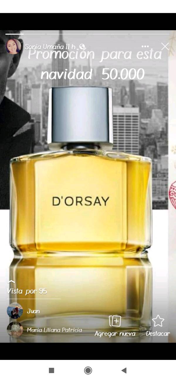 Perfume dorsay para 2025 hombre