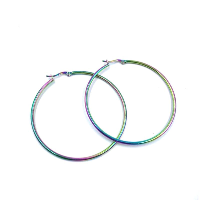 Argollas tornasol outlet