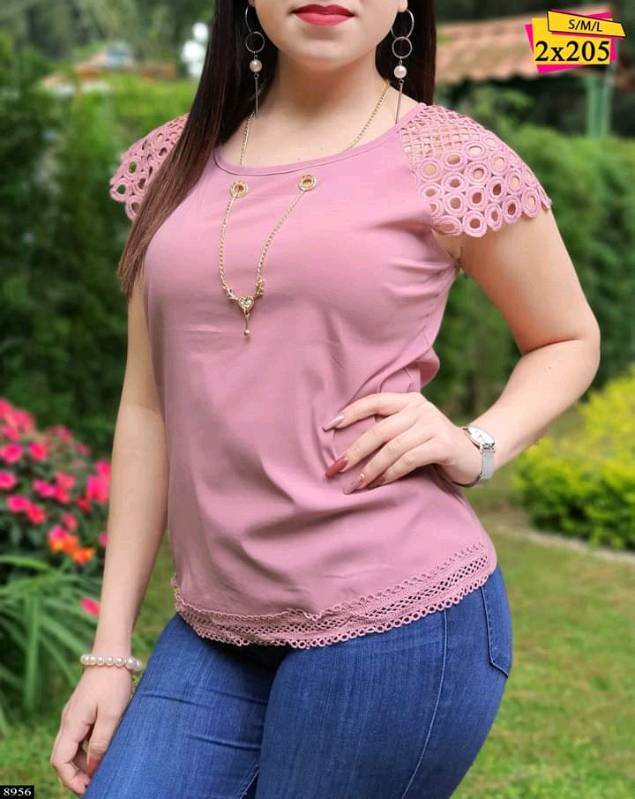 Blusa 8956 palo rosa