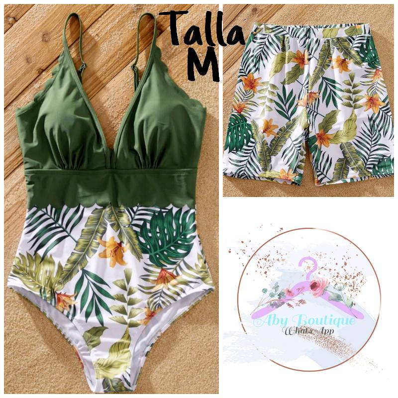 Traje de ba o en pareja dama hombre talla M