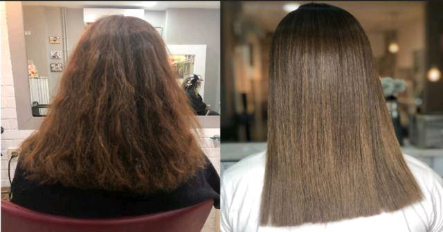 Secado y clearance planchado de cabello
