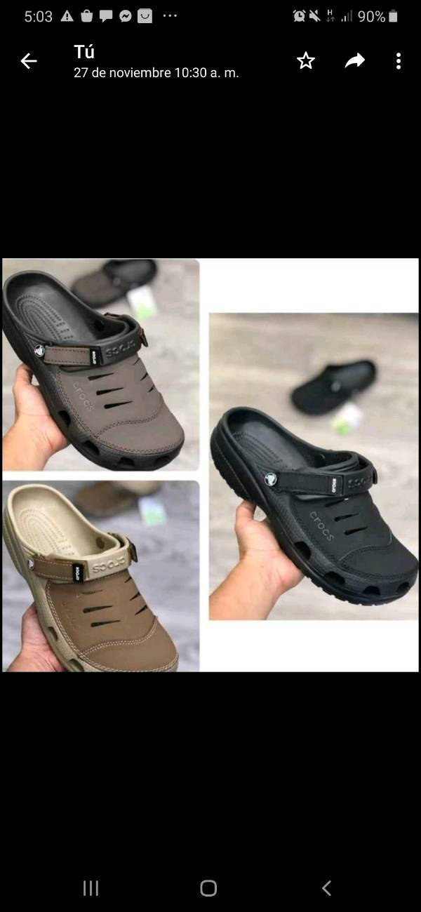 Zapatos crocs sales caballero