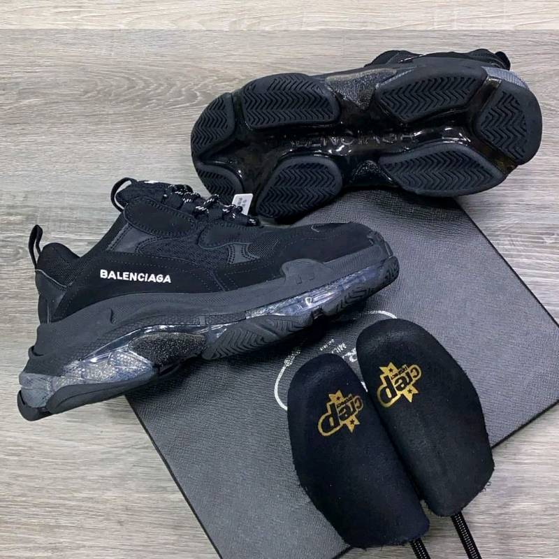 Balenciaga top zapatillas negras