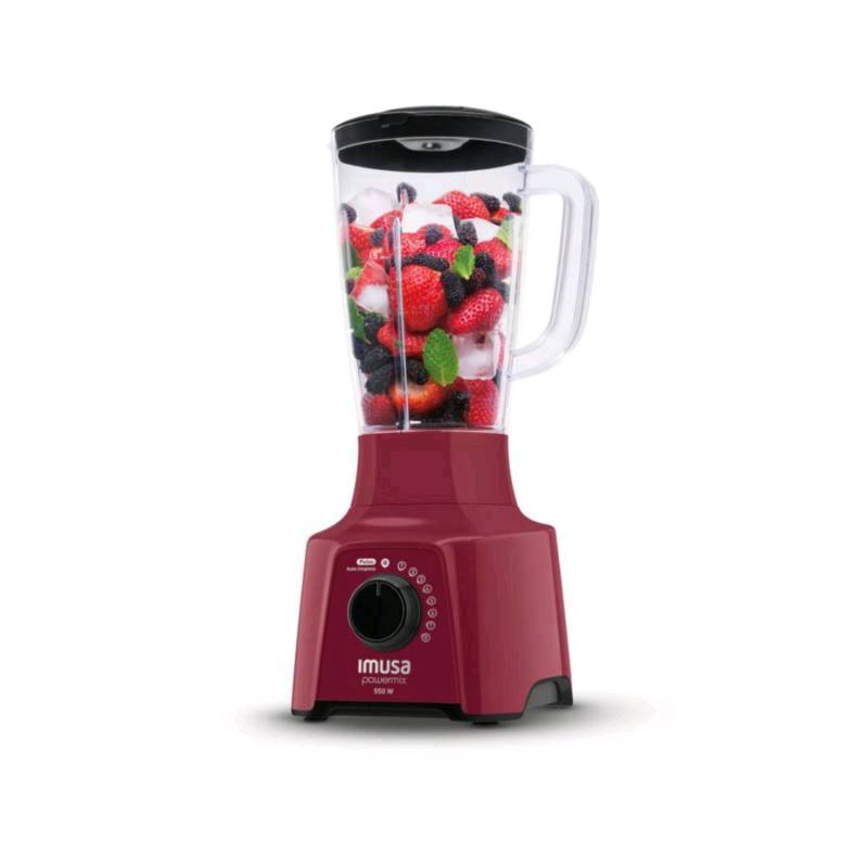 LICUADORA POWERMIX PLUS ROJO IMUSA 550W en Pamplona