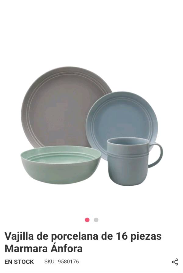 Vajilla de clearance porcelana anfora precio